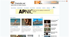 Desktop Screenshot of cineindia.net